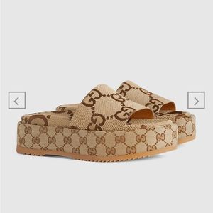 Gucci Platform Slides
